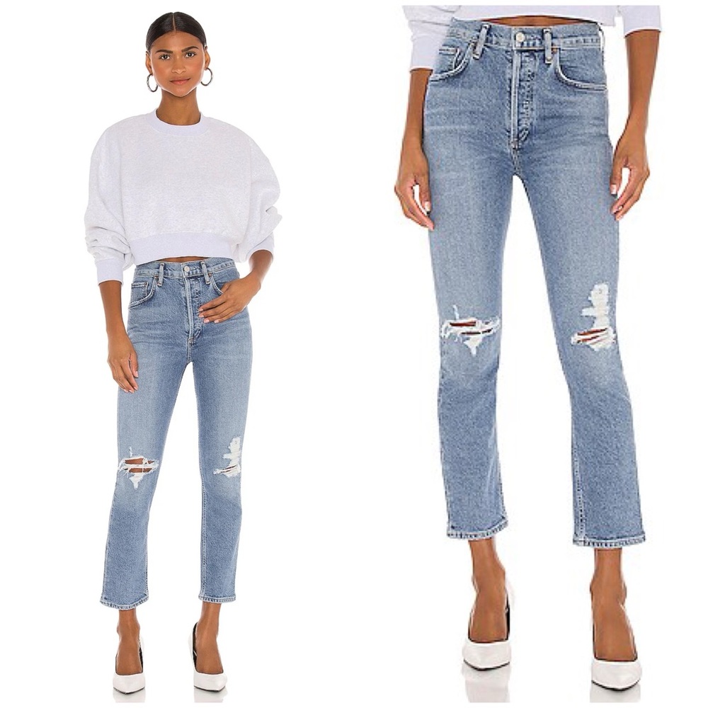 AGOLDE Riley Distressed Jeans Size 29